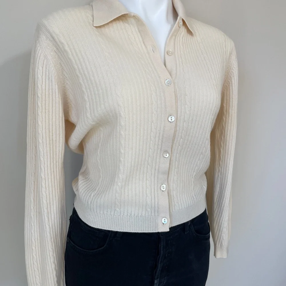 HARRODS KNIGHTBRIDGE CASHMERE SWEATER - Picture 2 of 9